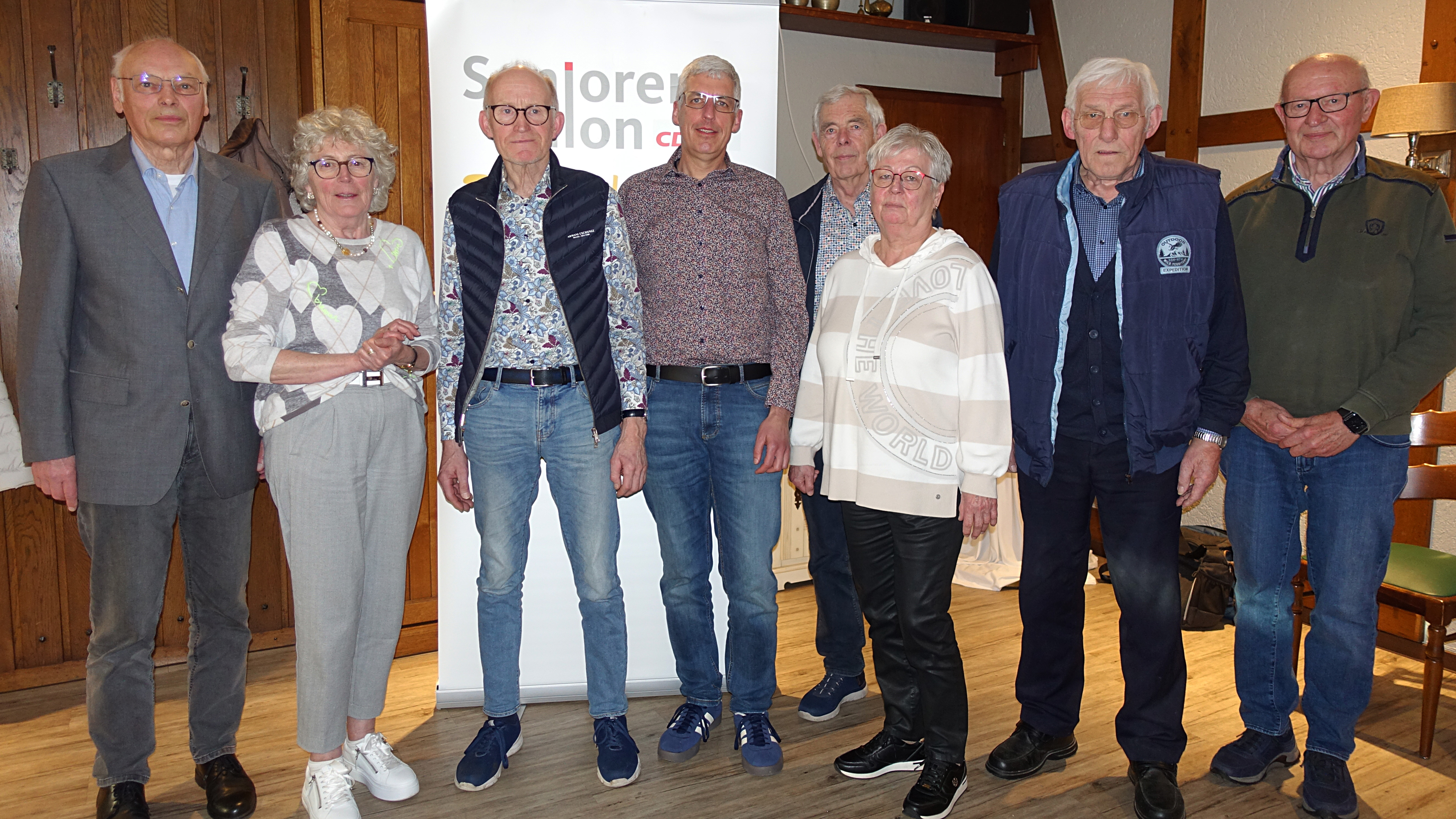v. l. Hans Hoymann, Waltraud Putthoff-Posledni, Paul Arlinghaus, Christian Martin, Helmut H�ttig, Marianne Albers, Hermann Nordmann, Gisbert D�dtmann